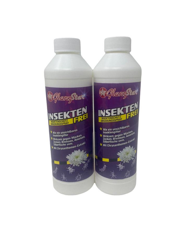 ST Glanzstar Insektenabwehr Insektenfrei - Insektenschutz, 2x 500 ml Umgebungsspray