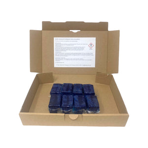 8x 50g WC Blauspüler Wasserkastenwürfel Spülkastenwürfel Reiniger-Tabs blau,