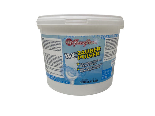 ST Glanzstar WC ZAUBERPULVER selbsktivierender Reinigungsschaum 3kg