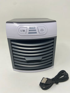Mini Klimaanlage Air Cooler Ventilator Aqua Laser mit Licht Kompakt Leicht Klein