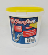 GlanzStar Abfluss- und Rohrreiniger Pulver 1 kg Citrus