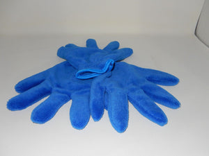 Staub und Polier Microfaser Handschuhe extra weich 2 er Set Waschhandschuh