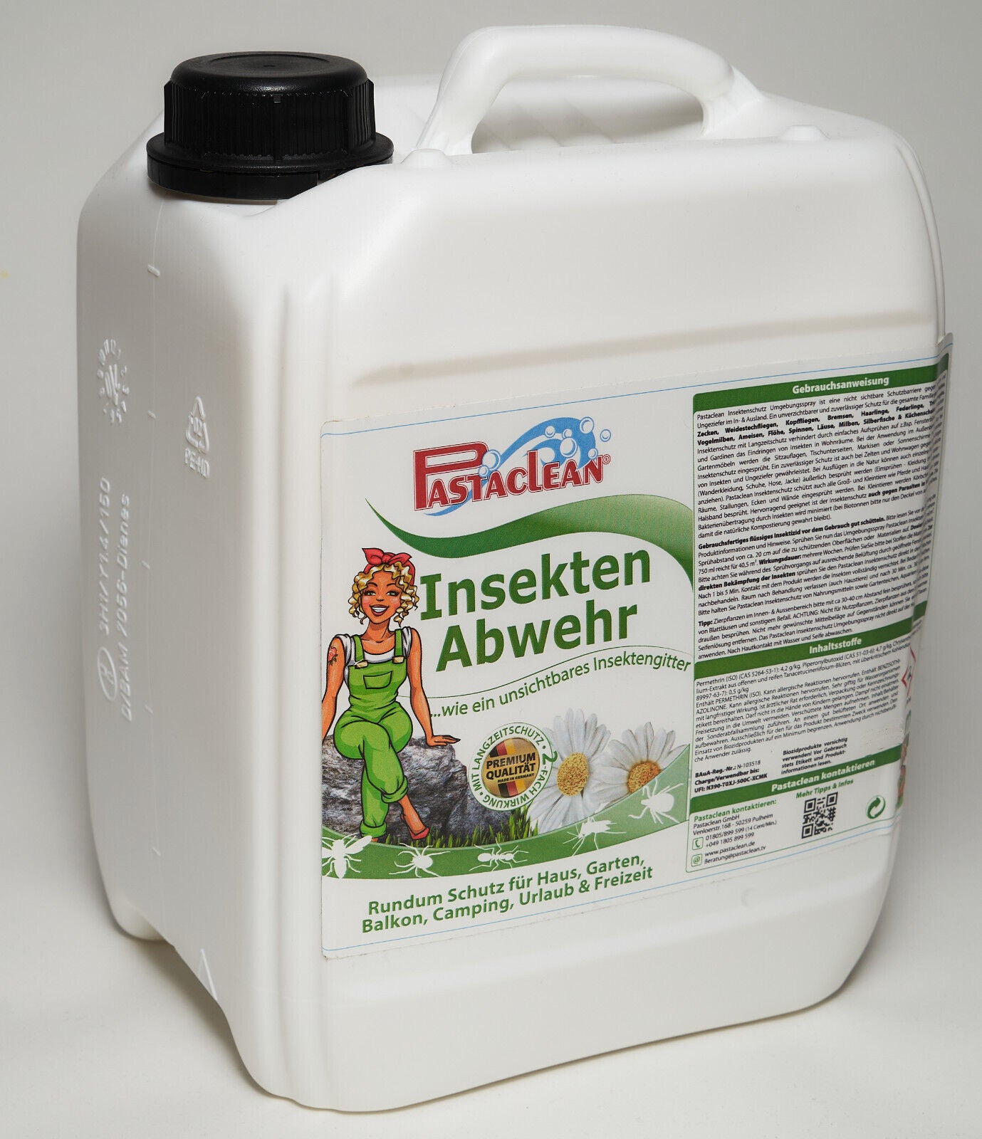 Pastaclean Insekten Abwehr - Jetzt im 5 Liter Vorratskanister! –  Blitzblank-Shop